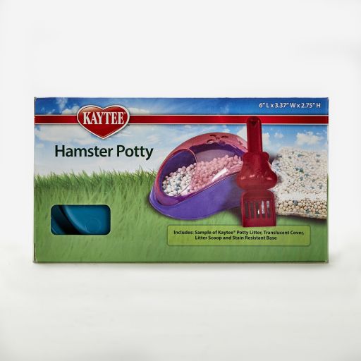 Kaytee Hamster Potty  Litter Box Training with Pan &amp; Scoop Pet Supplies -Assorted