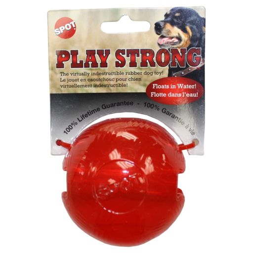 SPOT PLAY STRONG RUBBER BALL-3.25&quot;
