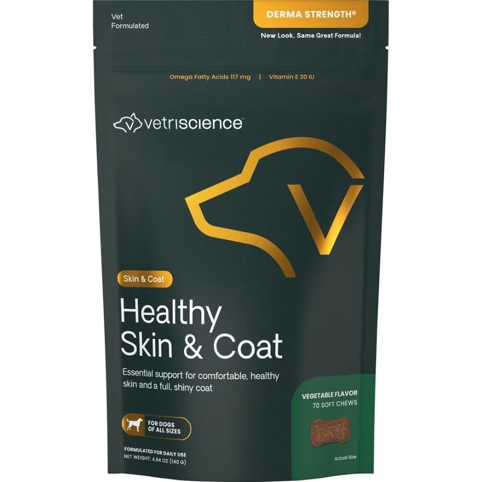 VETRISCIENCE SKIN &amp; COAT DOG CHEWS