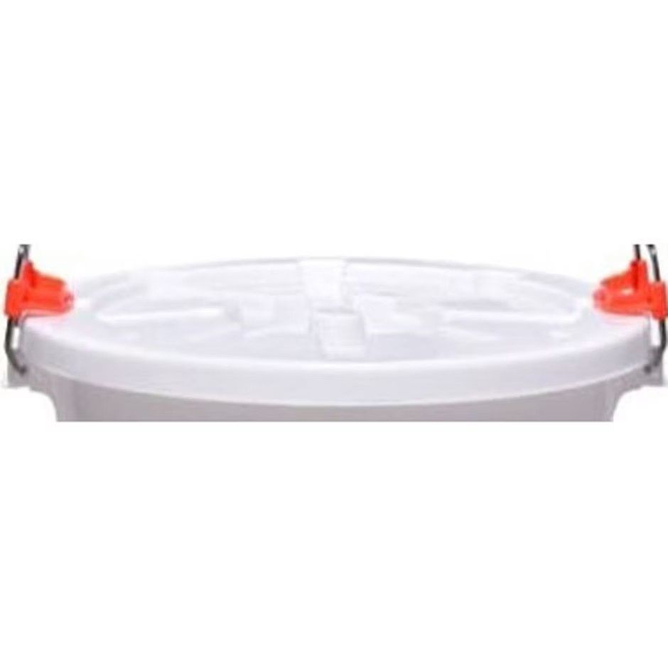 Feed Drum Lid White 45 Gal, Size: 45 Gal