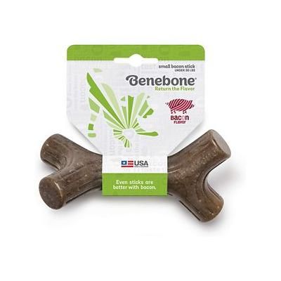 Benebone Bacon Stick Durable Dog Chew Toy-Small