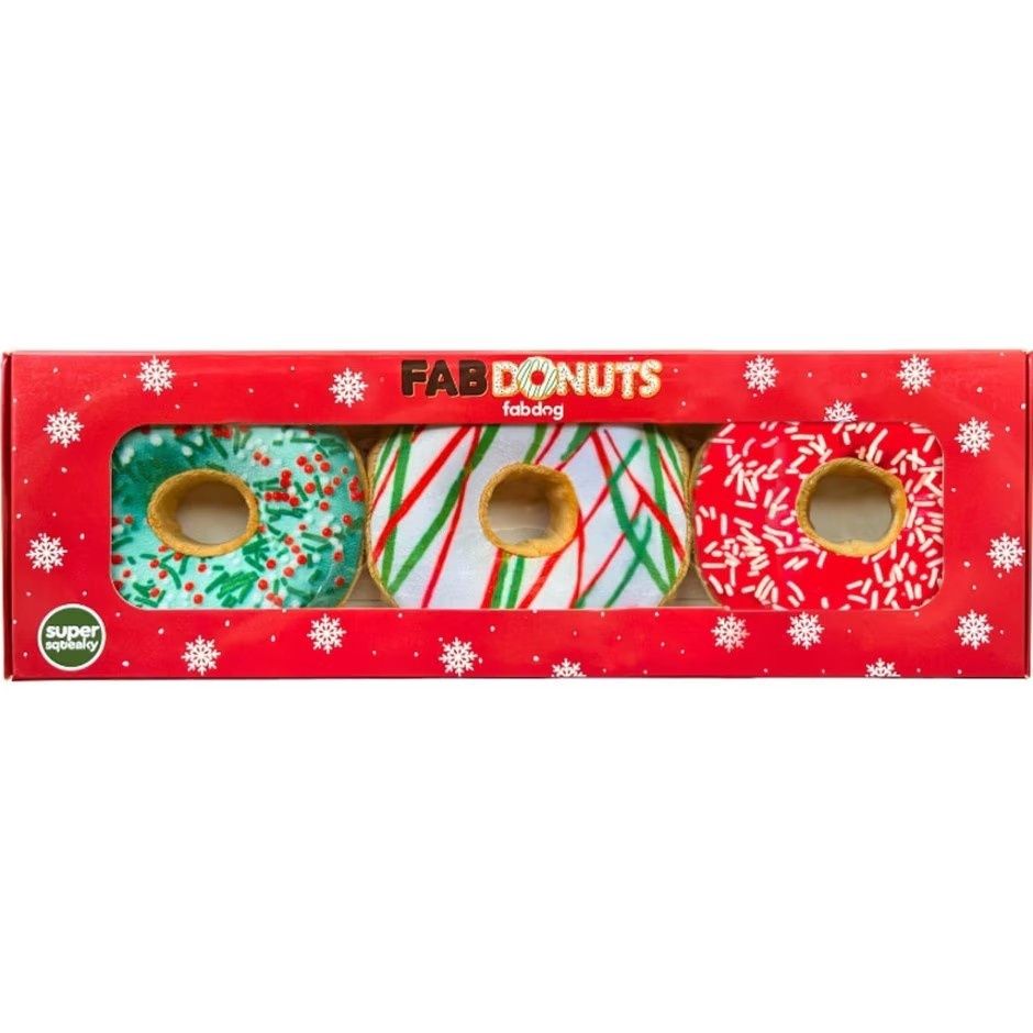 Fabdog Holiday Donuts 3 Pk