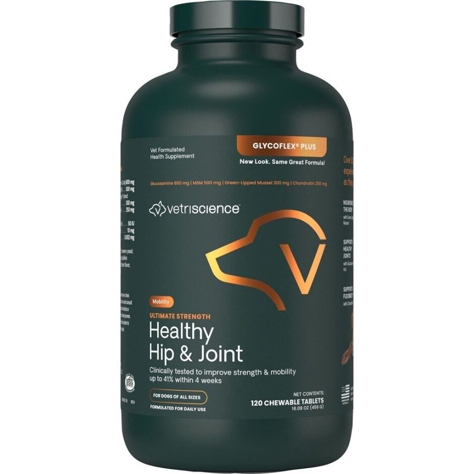 VETRISCIENCE HEALTHY HIP &amp; JOINT DOG CHEW TABLETS