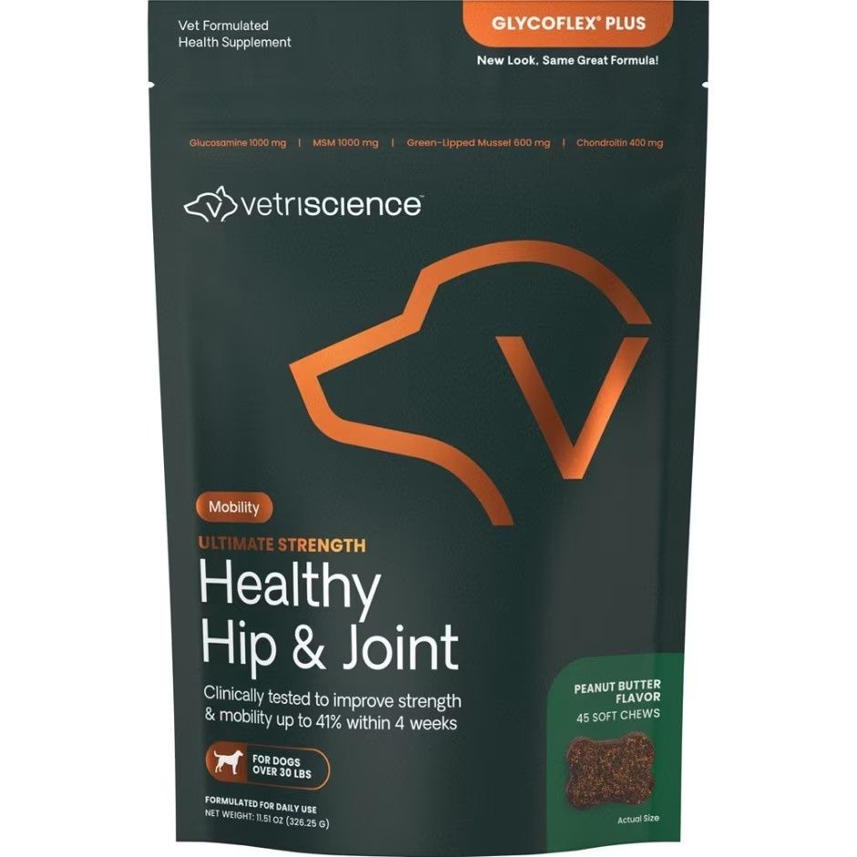 Glycoflex Plus Joint Support Dog Chews - 45 Count