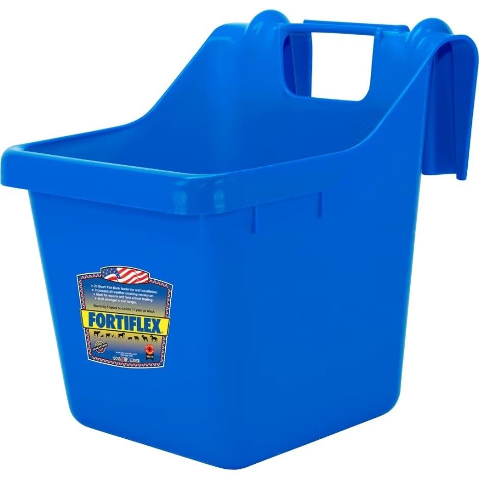 FORTIFLEX HOOK OVER FEEDER BLUE