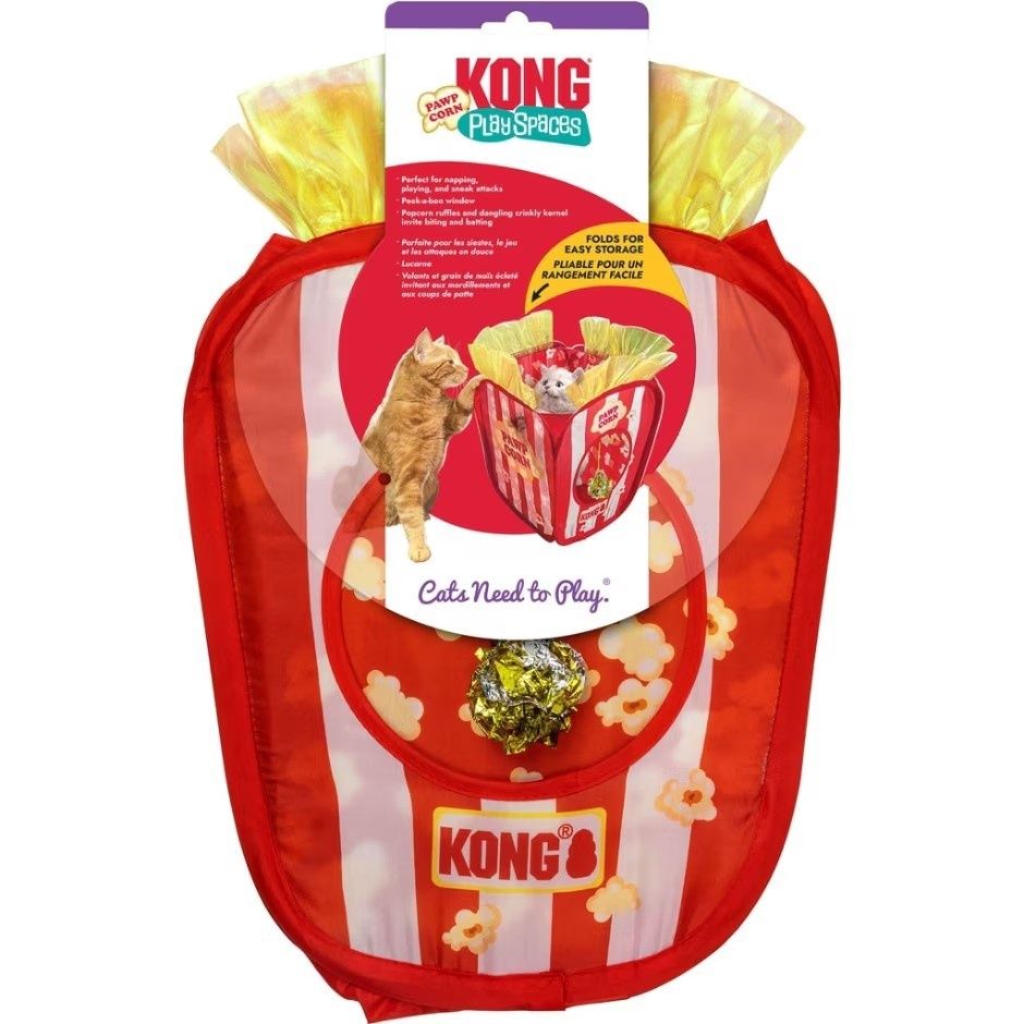 KONG PLAY SPACES PAWPCORN-RED