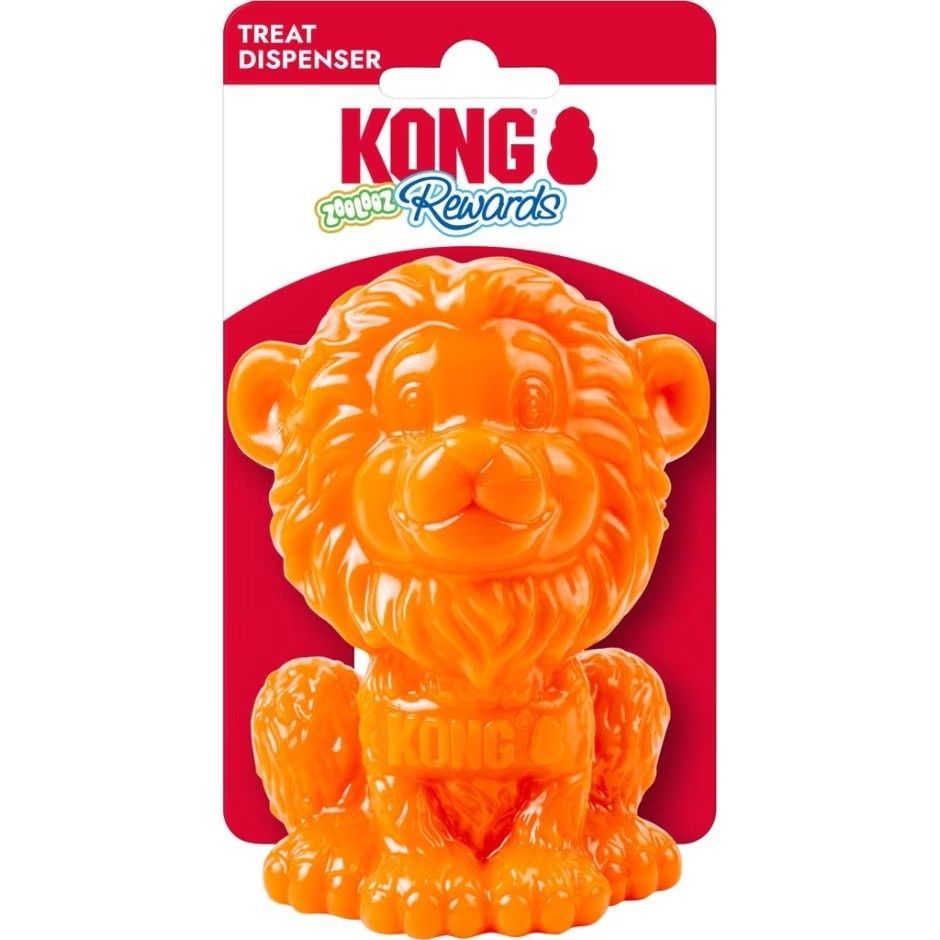 KONG REWARDS ZOOLOOZ LION-ORANGE