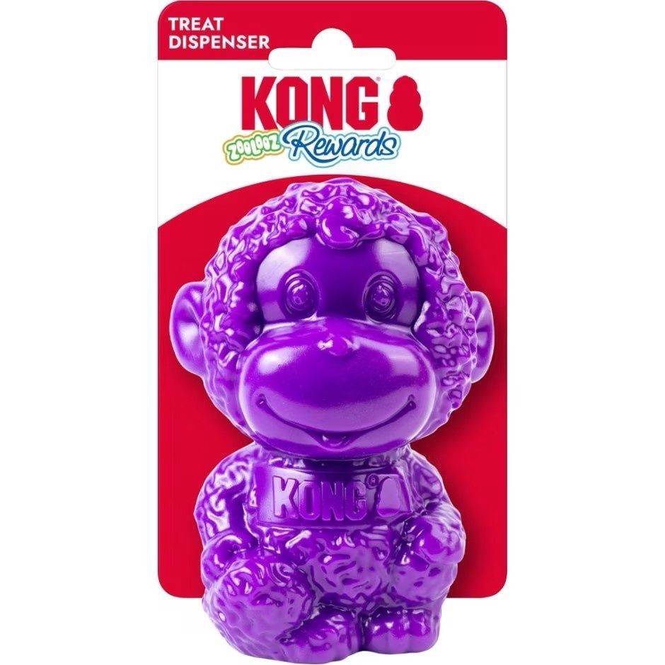 KONG REWARDS ZOOLOOZ MONKEY-PURPLE