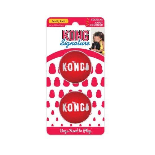KONG Signature Balls, Size: Small, 2 pack