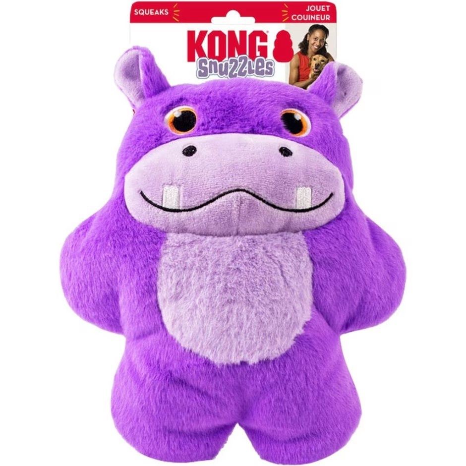 KONG SNUZZLES HIPPO-PURPLE