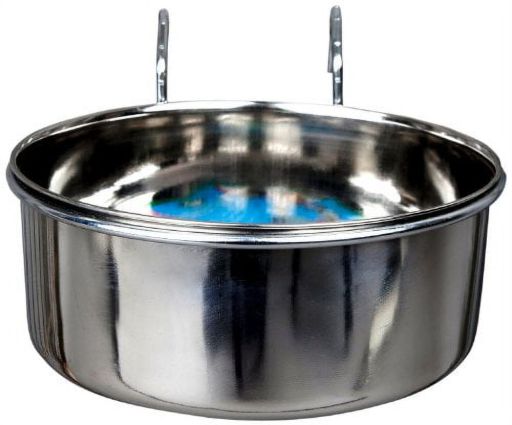 Advance Pet Products Stainless Steel Coop Cups with Hook  10-Ounce