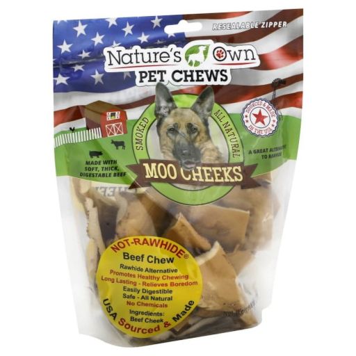 Best Buy Bones Nature s Own Pet Chews Moo Cheeks Bag Treat-8 oz