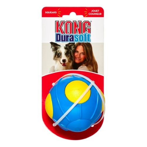KONG Durasoft Bal Dual Material Dog Toy - Large