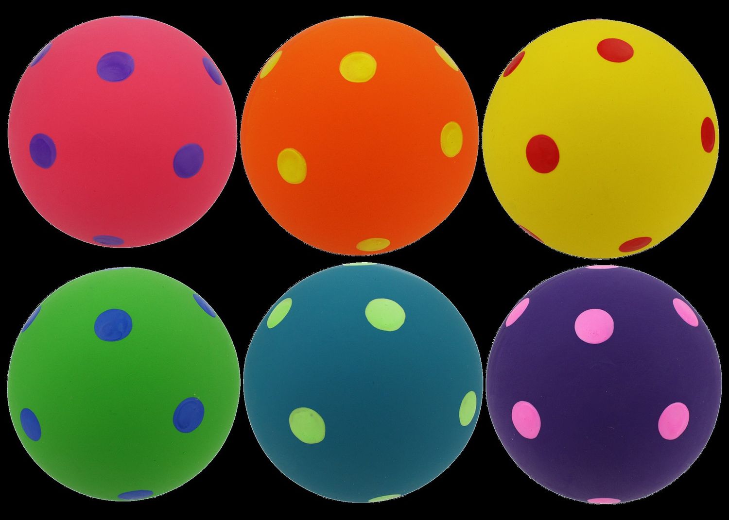 Multipet Polka-Dot Balls Plush Dog Toy