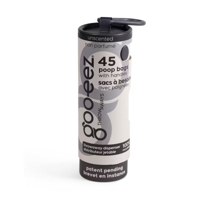 Goo-Eez Eco-Friendly Throw Away Poop -45 Bags, Flavor: Unscented