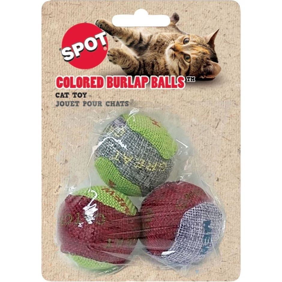 SPOT BURLAP BALLS-CAT