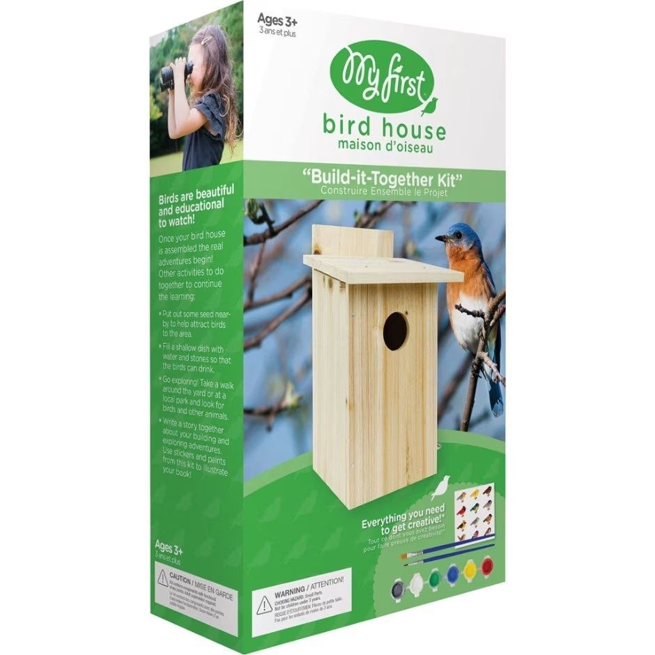 MY FIRST BLUE BIRD HOUSE W/ VIEWING WINDOW DIY KIT