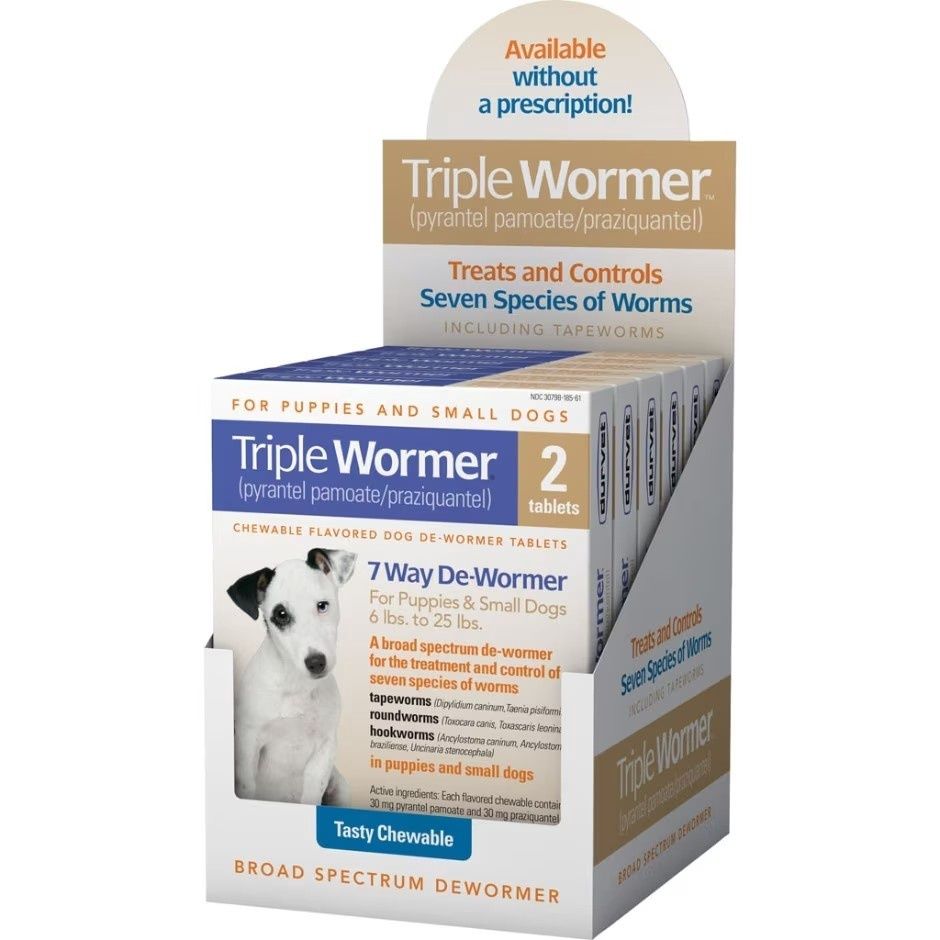 Durvet Triple Wormer for Puppies &amp; Small Dogs
