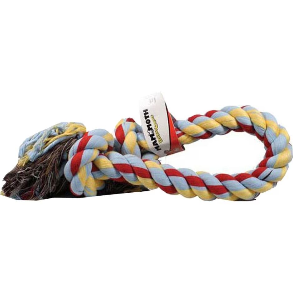 FLOSSY CHEWS COLOR 2 KNOT ROPE TUG