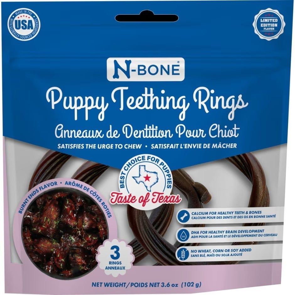 N-Bone Taste of Texas Teething Ring BBQ