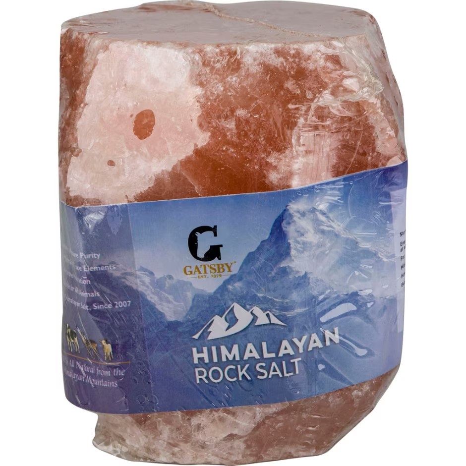 GATSBY 100% NATURAL HIMALAYAN ROCK SALT-8-10 LB