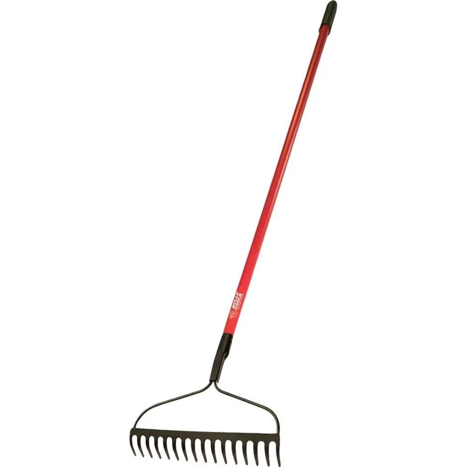 BULLY TOOLS 15 TINE BOW RAKE FIBERGLASS HANDLE