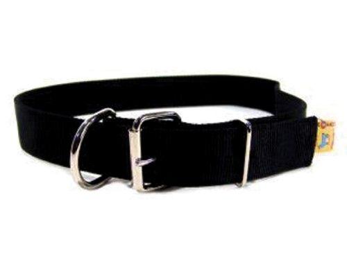 Hamilton Halter Company-Double Thick Nylon Cow Collar- Black Large Cow