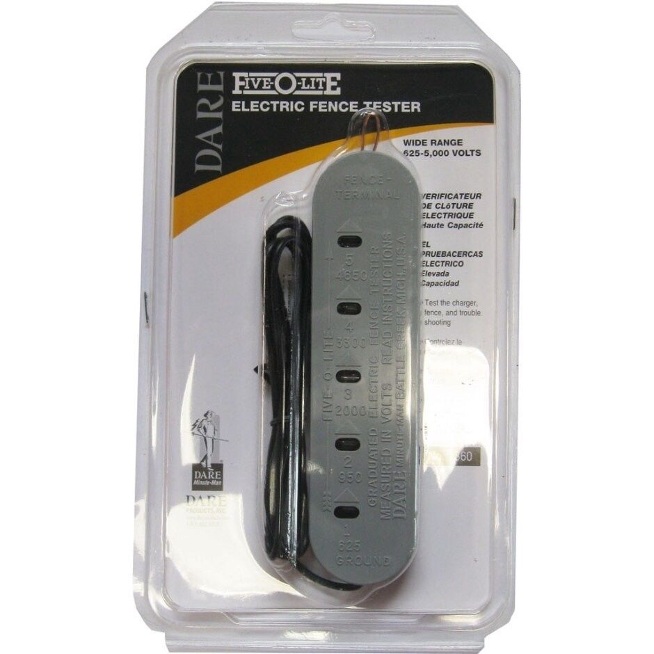 DARE FIVE-O-LITE FENCE TESTER