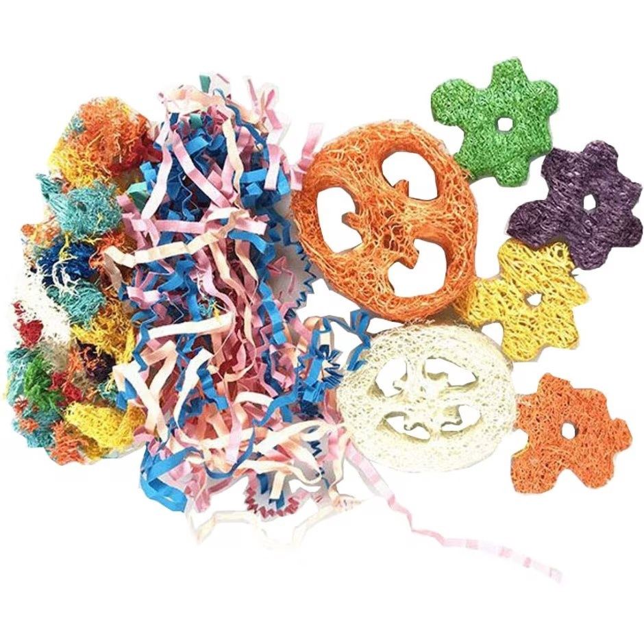 Nibbles Crinkle Loofah Delight Toy