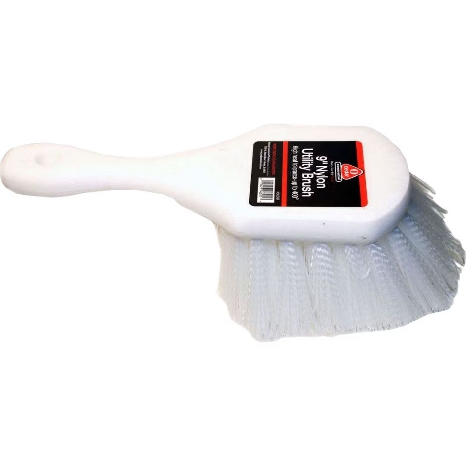 O-CEDAR COMMERCIAL UTILITY BRUSH FOAM HANDLE NYLON BRISTLES