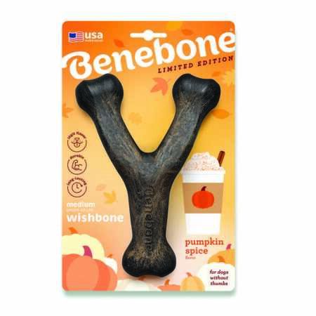 Benebone Wishbone Pumpkin Spice Large