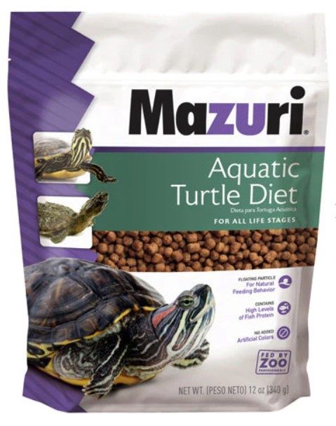 MAZURI AQUA TURTLE DIET, Size: 12 oz