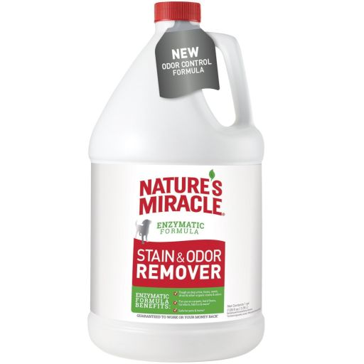 Nature’s Miracle Stain and Odor Remover Dog 1 Gallon  Odor Control Formula  Pour