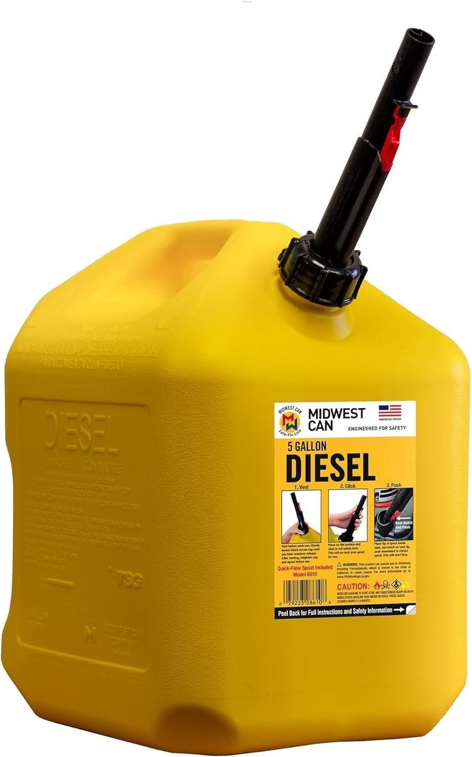 5 Gal Diesel Can W/ Quick Spout