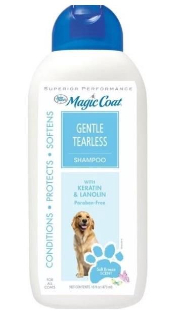 Four Paws Magic Coat Dog Shampoos for Dogs, Dog Grooming Supplies, Dog Bathing Supplies, Made in USA 16 oz, Type: Gentle Tearless