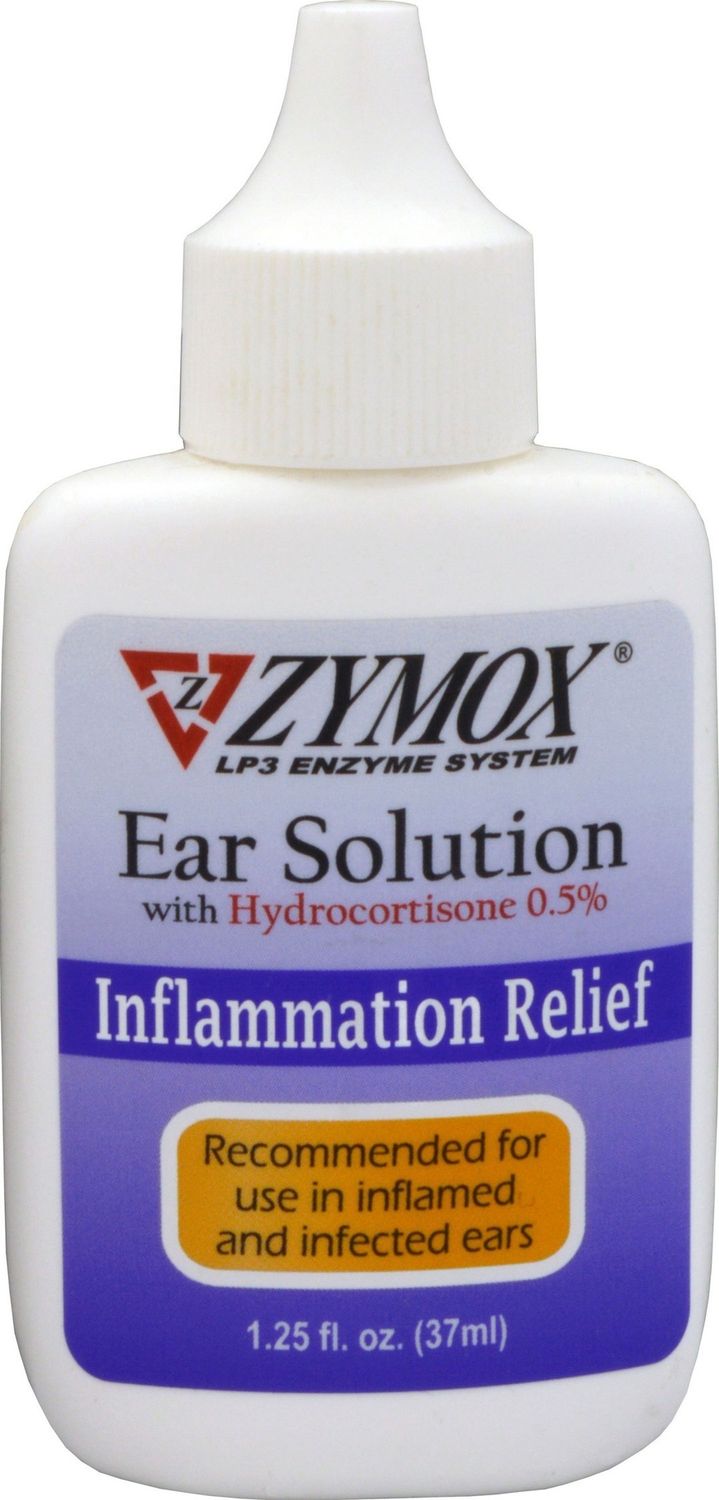 ZYMOX PET EAR SOLUTION W/HYDROCORTISONE, Size: 1.25 oz