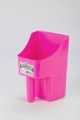 Miller Enclosed Feed Scoop Hot Pink 3 Quart - 153850