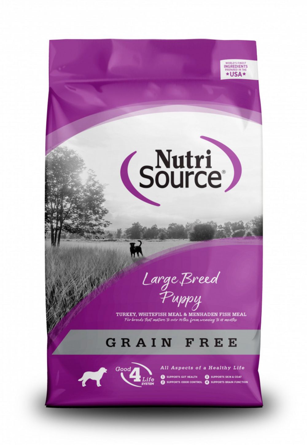 NutriSource Grain Free Large Breed Puppy Recipe Dry Dog Food, Size: 26-lb