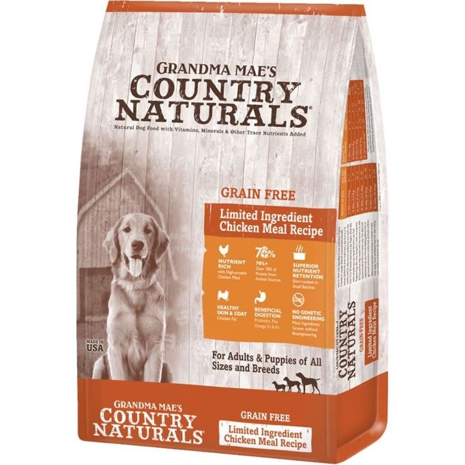 COUNTRY NATURALS CHICKEN LID GRAIN FREE DOG FOOD, Size: 25 lb