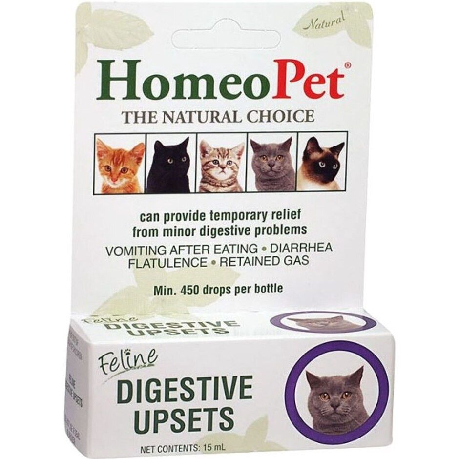 HOMEOPET FELINE DIGESTIVE UPSETS, Size: 15 mL