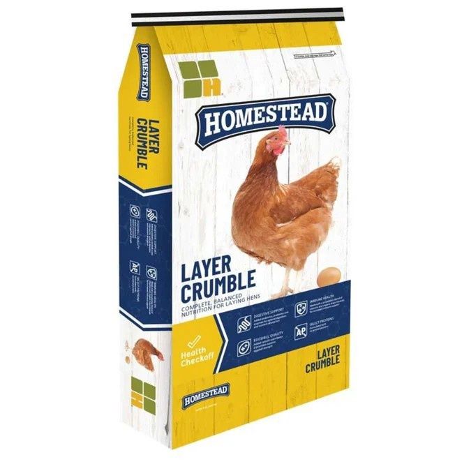 Homestead Layer Crumble, Size: 50-lb