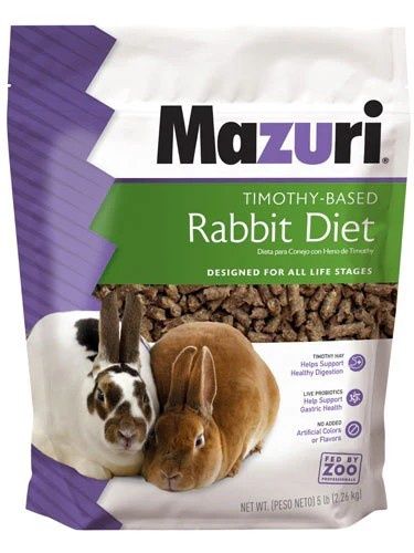 Mazuri Timothy Rabbit, Size: 5 lb
