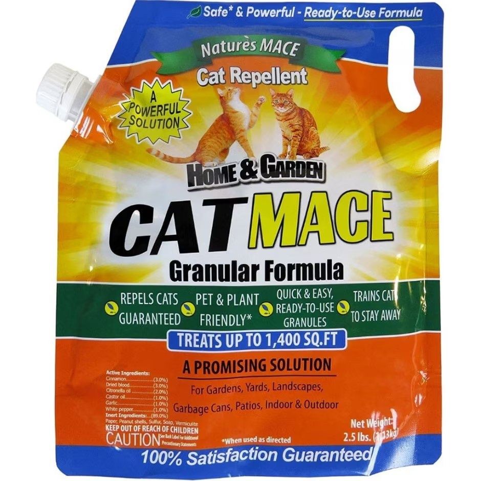 NATURE'S MACE CAT REPELLENT GRANULAR, Size: 2.5 lb, Type: Granular