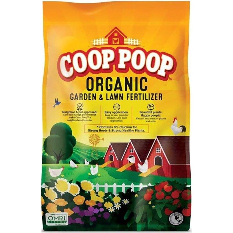 COOP POOP ALL PURPOSE GARDEN FOOD, Size: 25 lb