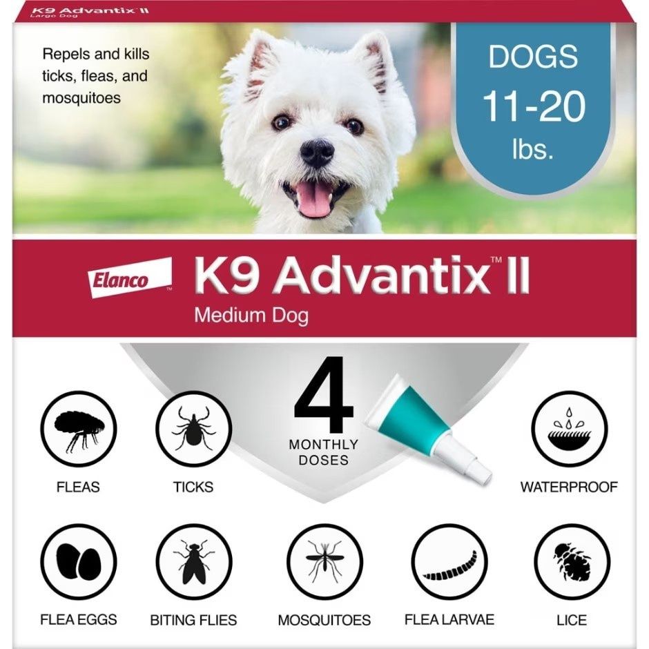 K9 ADVANTIX II, Size: 11-20 lb