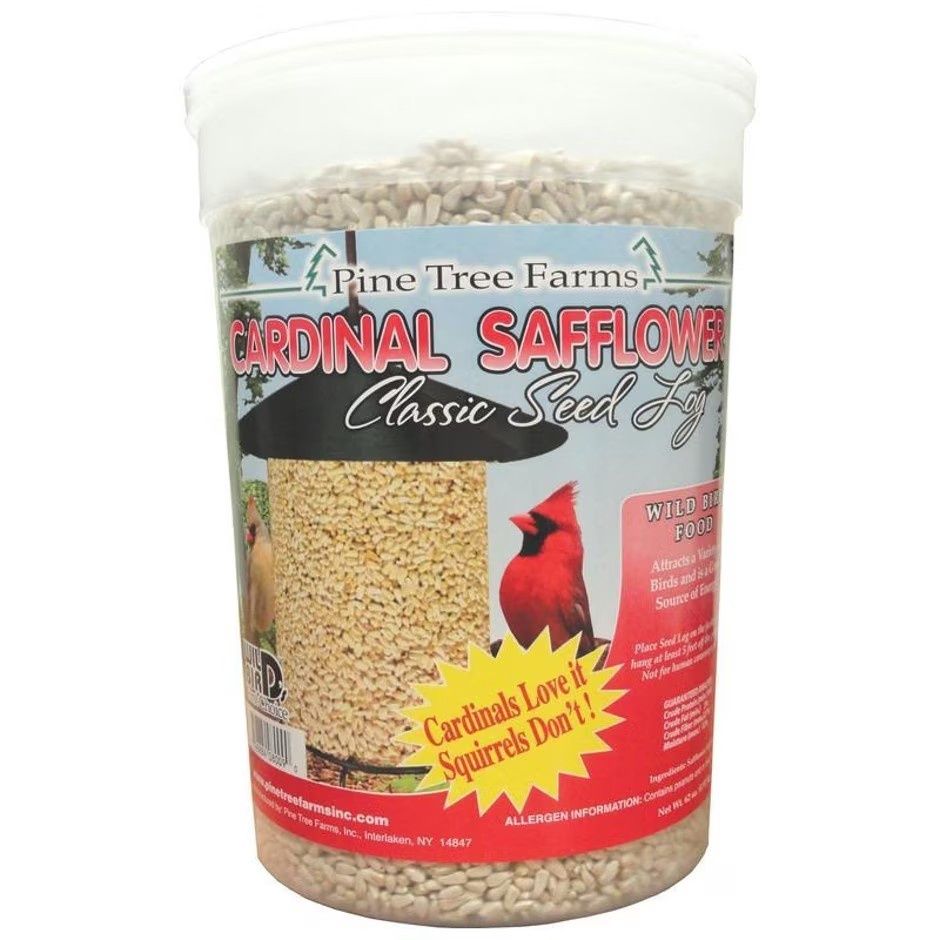 PINE TREE FARMS CLASSIC SEED LOG, Size: 72 oz, Type: Cardinal Safflower