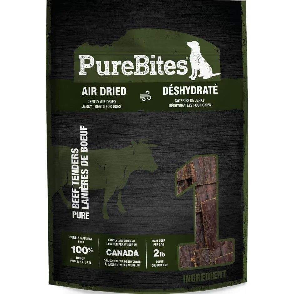 PUREBITES NATURAL BEEF JERKY DOG TREATS, Size: 7.5 oz