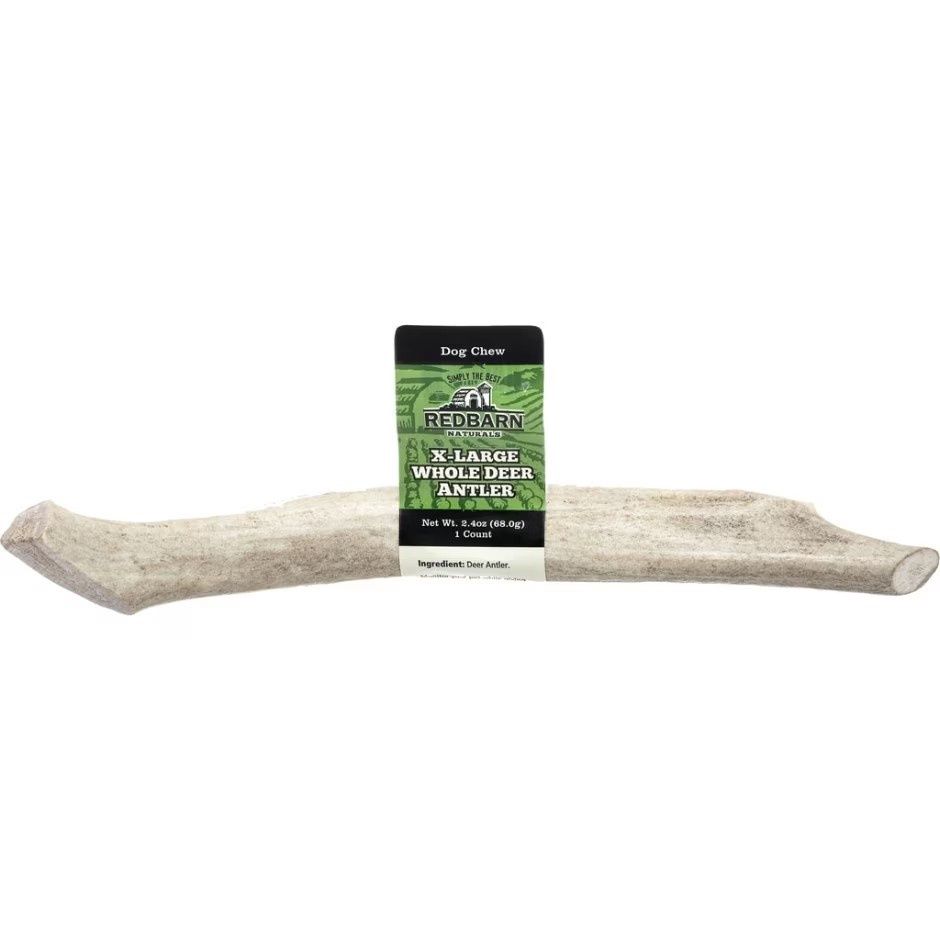 REDBARN NATURALS DEER ANTLER WHOLE, Size: XL