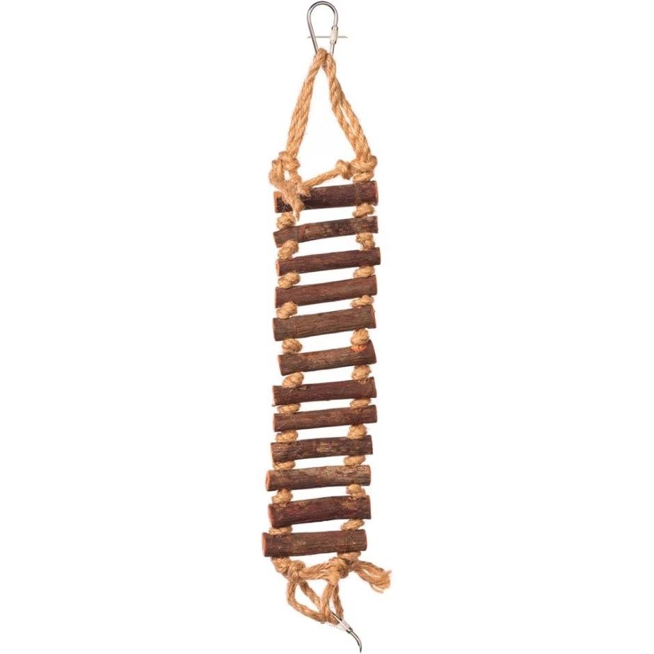 PREVUE PET ROPE BIRD LADDER BIRD TOY, Size: SM