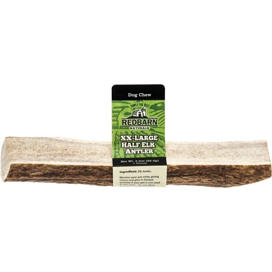 REDBARN NATURALS ELK ANTLER HALF, Size: XXL